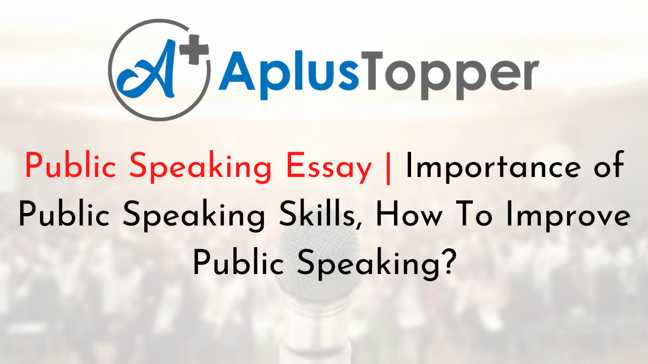 importance of public speaking skills