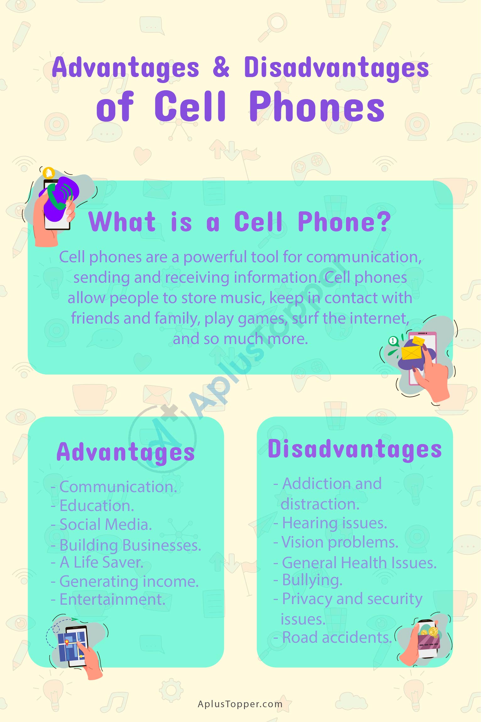 Advantages And Disadvantages Of Cell Phones 2