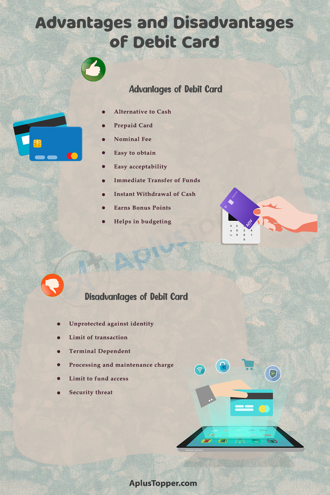 Advantages and Disadvantages of Debit Card 2