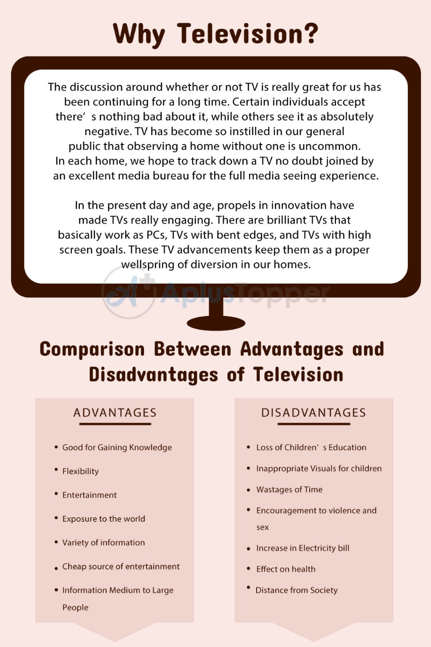 tv advantages and disadvantages essay