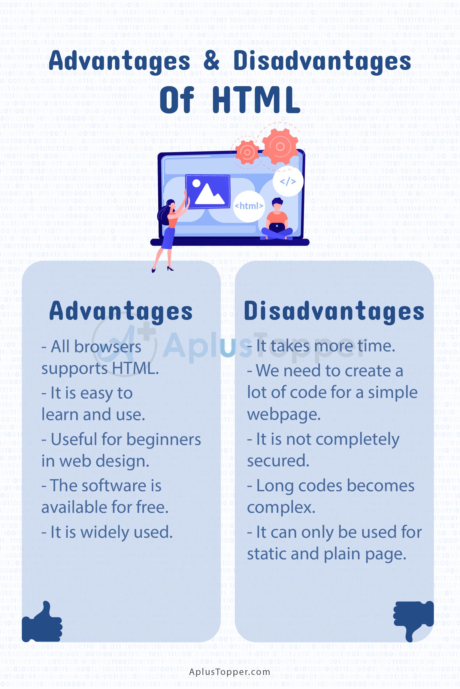 Advantages And Disadvantages Of HTML 1