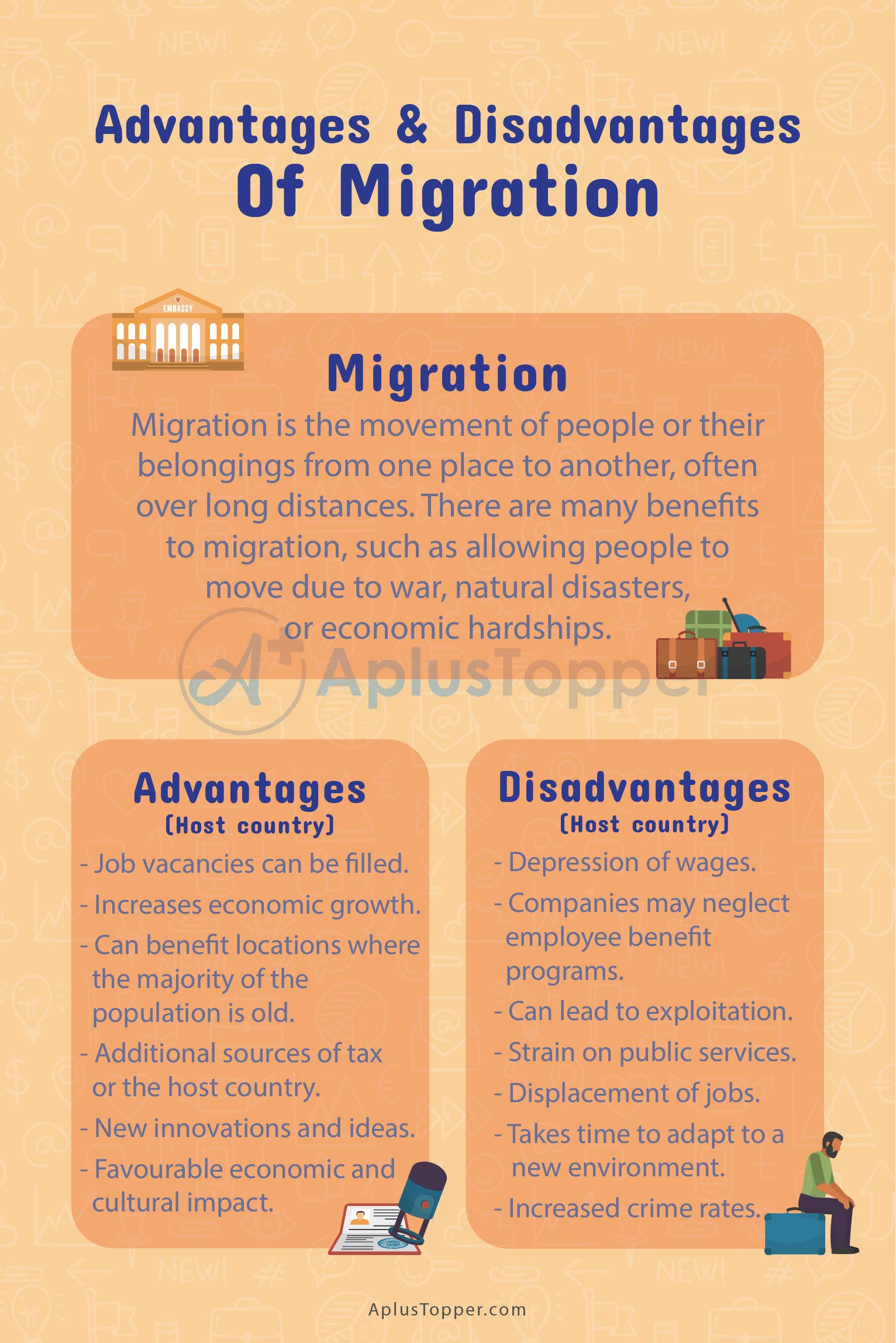 essay about advantages and disadvantages of immigration