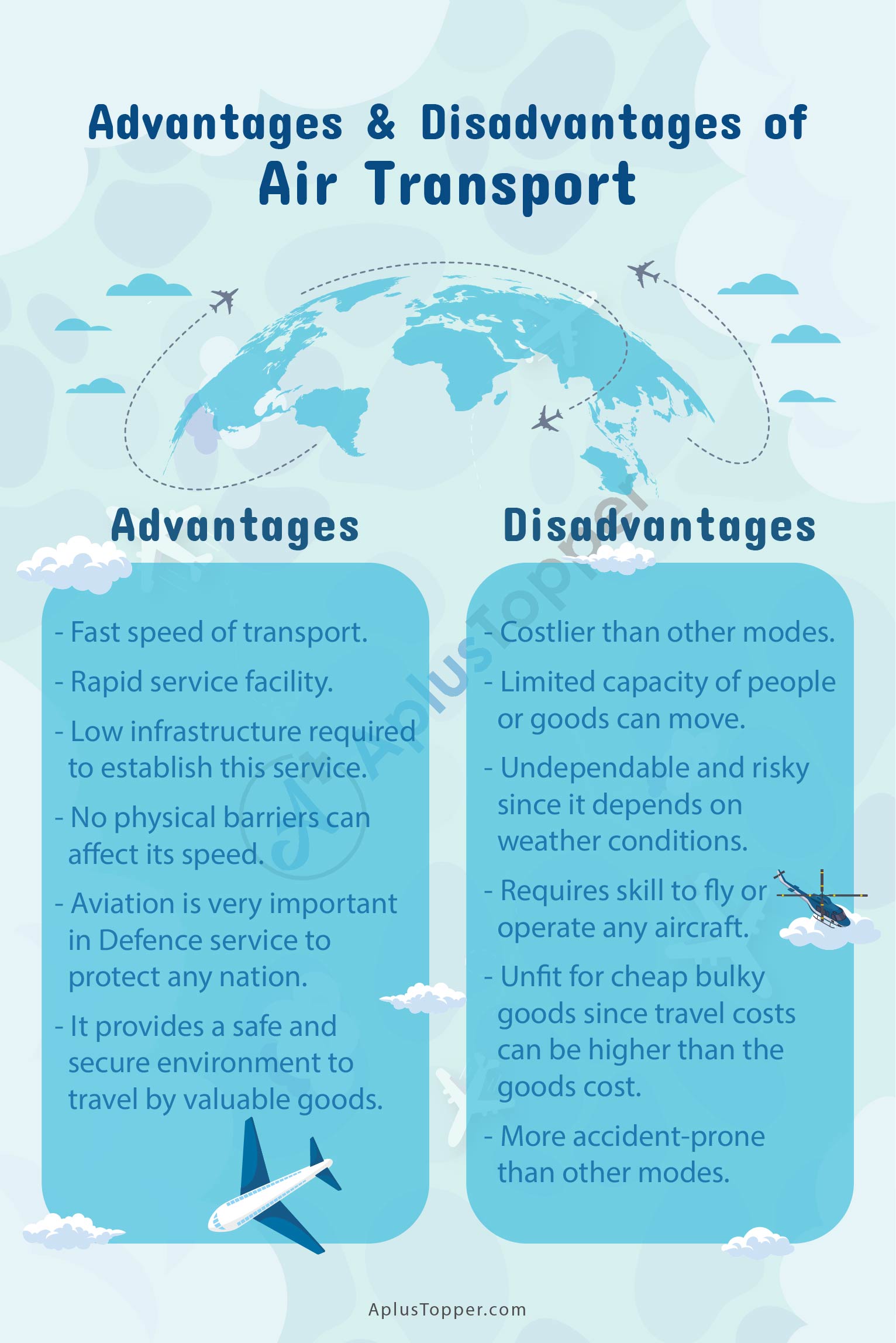 Advantages and Disadvantages of Air Transport 2