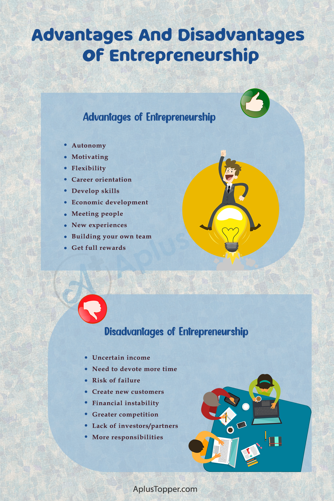 Advantages and Disadvantages of Entrepreneurship 1