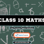 Icse Previous Papers Solutions Class 10 Maths