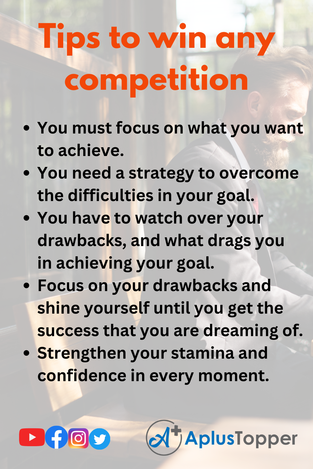 Tips to win any competition