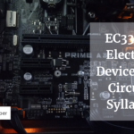 EC3301 - Electron Devices and Circuits Syllabus