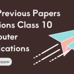 Icse Previous Papers Solutions Class 10 Computer Applications