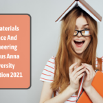 B.E. Materials Science And Engineering Syllabus Anna University Regulation 2021